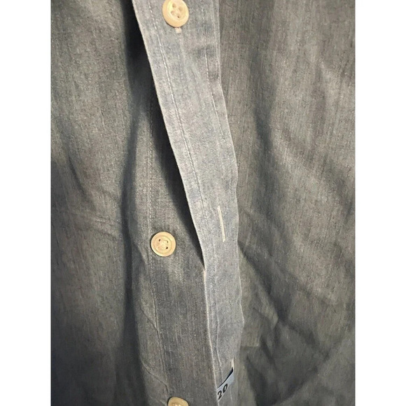 Chaps Ralph Lauren denim shirt men's XL extra large blue long sleeve Vintage - Picture 7 of 12